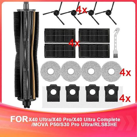 Ersatzteile für Dreame X40 Ultra/X40 Pro/X40 Ultra Complete/MOVA P50/S30 Pro Ultra/RLS83HE Staubsauger (1/5)