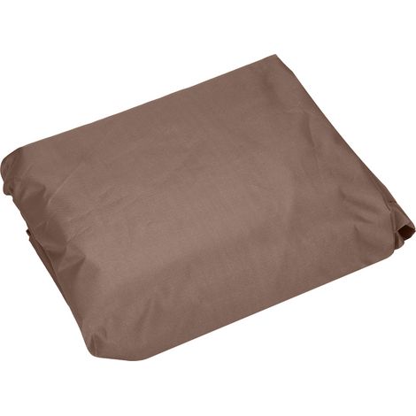 Bain à remous extérieur carré cache-poussière housse imperméable spa jacuzzi protection (Café) (1/5)