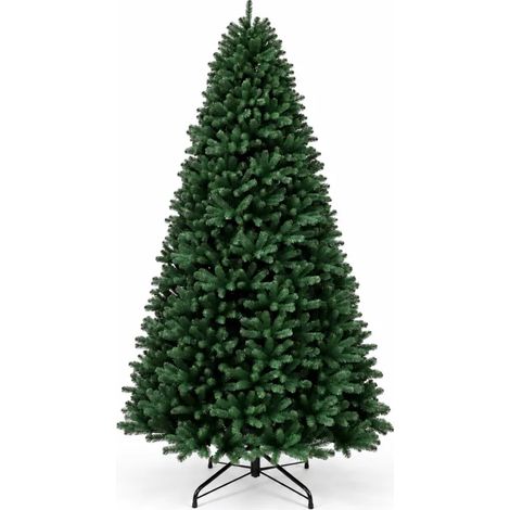 Sapin de Noël artificiel vert 240 cm - 3300 branches PVC M1 anti-feu (1/4)