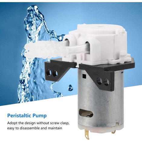 Pompe doseuse DIY à tube péristaltique pour aquarium, laboratoire, analyse chimique (blanc 12 V 35) (1/5)