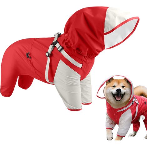 Vêtements de Pluie pour Chien - Imperméables Léger avec (1/5)