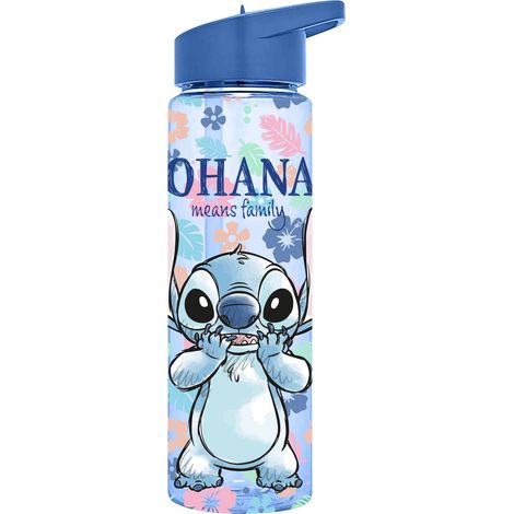 Botella de agua azul Euroswan para niños de Lilo y Stitch (600 ml)