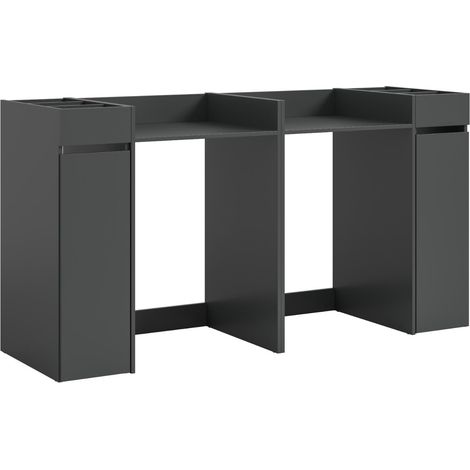 Free Waschmaschinenschrank 2 Schubladen Anthrazit.