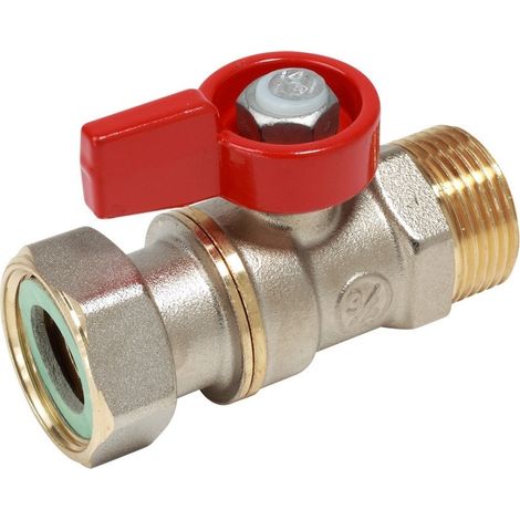 Valvola a sfera 1/2" Maschio per calotta 1/2" femmina Giacomini R254PX012