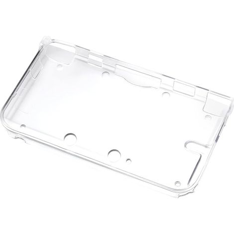 Coque rigide Crystal transparente pour console de jeux compatible Nintendo 3DS XL 3DS LL