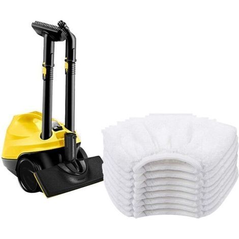 Bonnettes Microfibre pour Kärcher, Chiffons pour Buse à Main Accessoire pour Nettoyeurs Vapeur SC1/SC2/SC3/SC4/SC5/SV7 Lot de 8, (1/3)