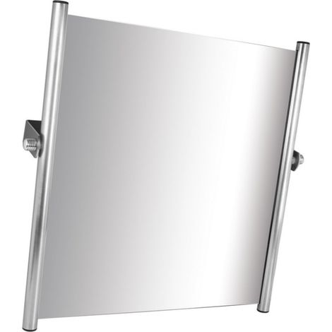 Neigbarer Wandspiegel aus Edelstahl, 74 x 72 cm – Idral Easy 12010IS (1/5)