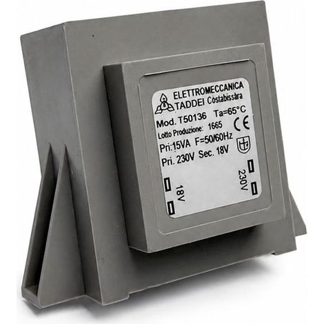 Transformador 230V 18V 15Va Tarjeta 780D 746 844 Recambio Original FAAC 7501365