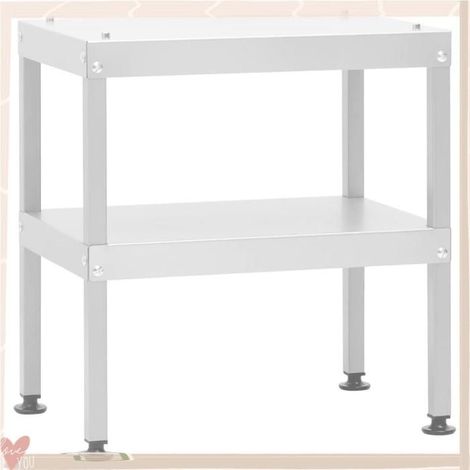 364747 Table pour fumoir à four 40x28x44,5 cm acier galvanisé (1/5)
