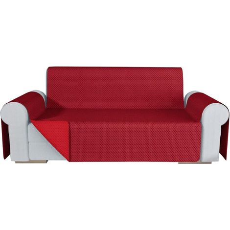 Housse de Sofa Moderne Save Canapé Revêtement Lavable Garniture Rouge - 3 Places (1/3)