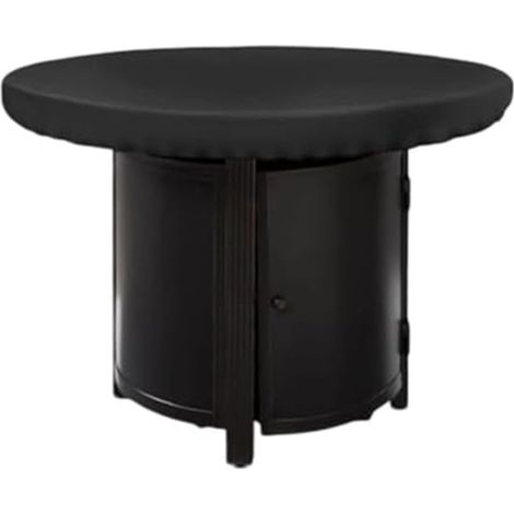 Housse de protection pour plaque de feu en tissu Oxford 210D, imperméable, protection de grille de barbecue pour poêles de forme ronde, bouclier de cuisson en plein air résistant contre la (1/5)