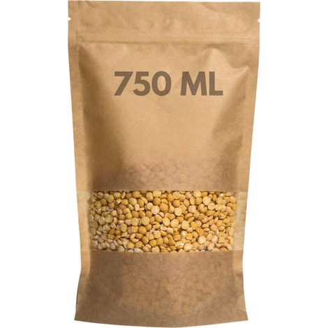 Sac en papier écologique DOYPACK, petite fenêtre, 160 x 80 x 270 mm, 750 ml, lot de 25. (1/5)