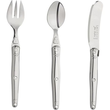 Set de 3 cubiertos para niños - Laguiole Inox - Jean Dubost