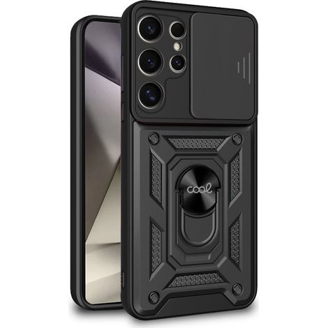 Carcasa COOL para Samsung S928 Galaxy S24 Ultra Hard Ring Negro