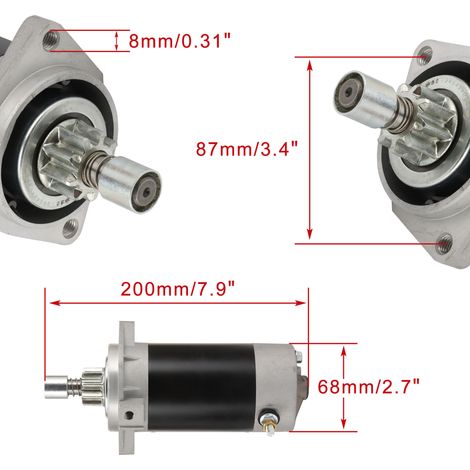 Dongfa 50 Starter Motor Outboard Motor Starter for Marine Use (1/4)