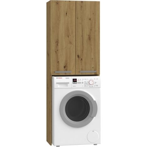COMO - Modern style washing machine cabinet - 183x64x30 - 2 doors+4 shelves