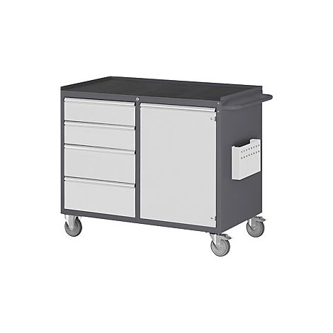 RAU  Banchi da lavoro compatti  con rotelle  4 cassetti  1