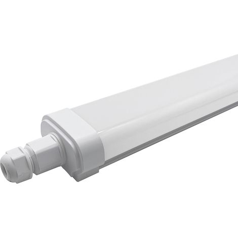 Plafoniera LED stagna 45w 220V 120cm IP65 collegabile in serie P57-45W-IP65Luce Calda 3000k (1/5)