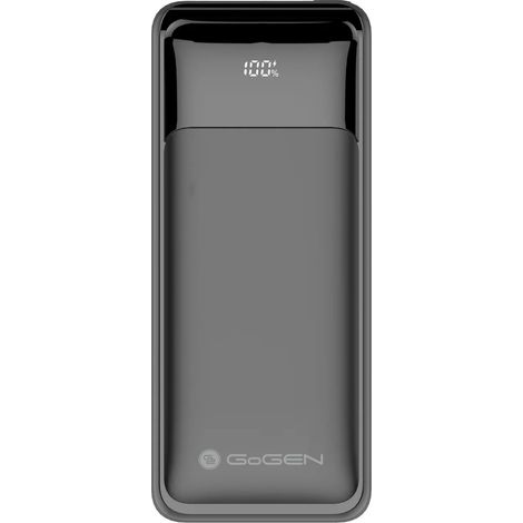 Batería externa GoGEN de 30000 mAh, color negro (GOG-PB300002B)