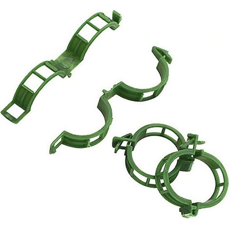 100 Pièces Clips de Soutien pour Plantes Réutilisables: Idéal pour Diverses Fleurs et Jardins Potagers – Résistant aux Intempéries et Adapté à Un Usage Intérieur/Extérieur au Jardin. (1/5)
