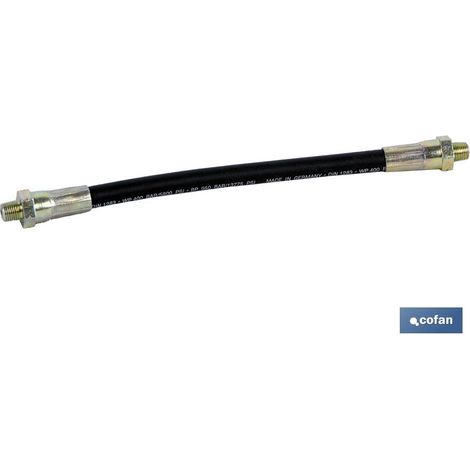 Latiguillo flexible de engrase 300 mm con rosca 1/8 gas (1/2)