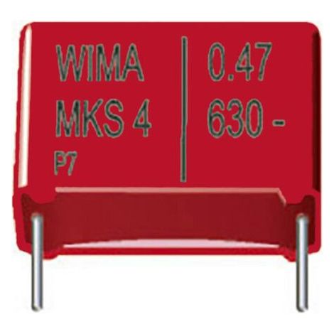 Wima MKS 4 33,0uF 5% 100V RM27,5 1 pc(s) Condensateur à film MKS sortie radiale 33 µF 100 V/DC 5 % 27.5 mm (L x l x H) 31.5 x 17 x 29 mm S800551 (1/2)