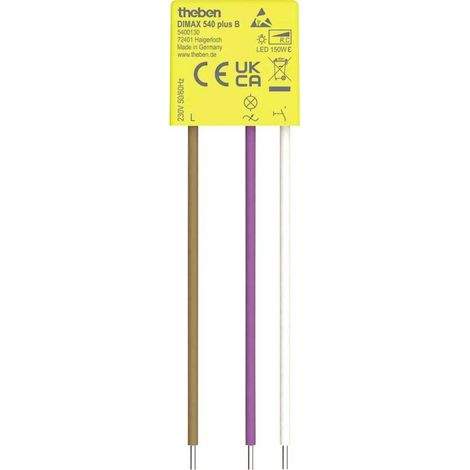 [NEUWERTIG] B-Ware Theben Unterputz Dimmer DIMAX-540-PLUS-B LED Dimmer für LED-Lampe weiß 230V (1/2)