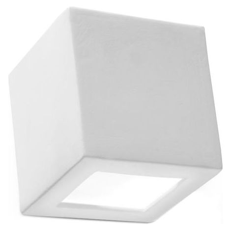 Wandlampen Leo Weiß 1xE27 14cm Keramik Sollux (1/2)