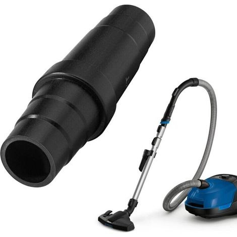 1 Adaptateur Tuyau Aspirateur - Réducteur Universel 45/39/36 mm à 32-35 mm - Pour Aspirateur Eau et Poussière - Noir - 14,1 x 3,15 cm (1/3)