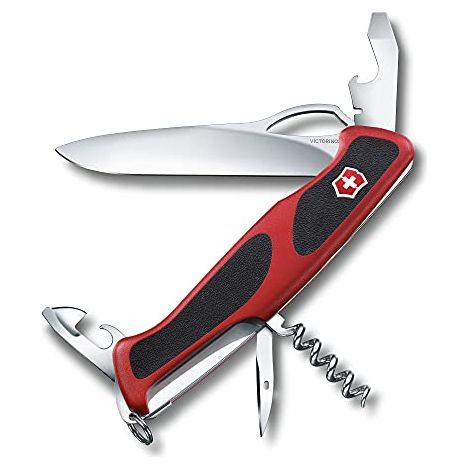 Victorinox 0.9553.MC RangerGrip 61 Coltello Multiuso 11 Funzioni Lama Bloccabile Apertura con Una Mano Materiale Poliammide e Acciaio Inox colore Rosso (1/4)