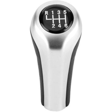 Pomello del cambio compatibile con Serie 3, Serie 1, X1, E60, E61, E62, E87, E88, E90, E91, E83 - Accessorio per interni auto (1/4)