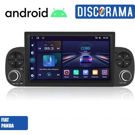 DISCORAMA® AUTORADIO ANDROID FIAT PANDA 2012-2020 STEREO AUTO TOUCH 6.2″ WIFI NAVIGATORE BT (1/5)