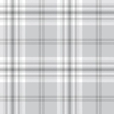 Grey Silver Check Wallpaper Metallic Country Tartan Plaid Stripe Muriva Kelso