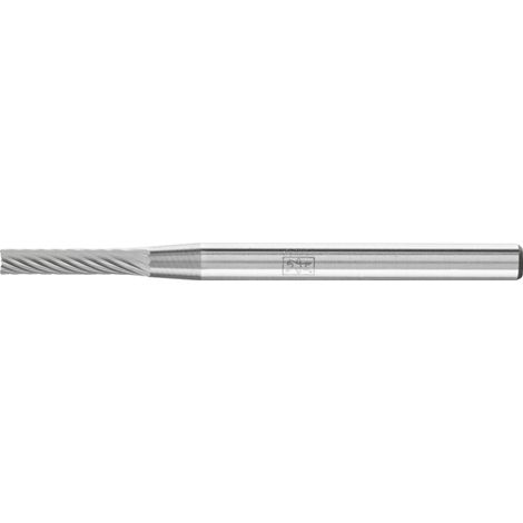 PFERD TOOLS Hartmetall Frässtift Zylinder ZYAS stirnverzahnt Ø 02x10mm Schaft-Ø 3 mm Z5 universal fein (1/3)