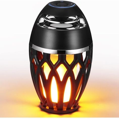 Bluetooth-Lautsprecher mit LED-Flammeneffekt, wasserdichter kabelloser Lautsprecher, tragbarer Bluetooth-Lautsprecher – Geschenk für Teenager, Mädchen, Jungen, Frauen und Männer