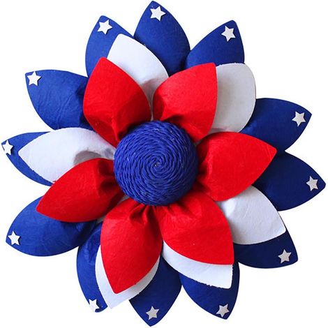 Wreath Hydrangea Faux Fleurs Plastique Pour Porte Fenêtre Mur Intérieur 42 Cm (1/2)