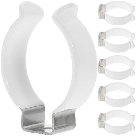 6 Pack U-Bracket Bracket for T12 LED Tubes, Convenient Mounting Buckles for LED Tube Replacement (1/4)