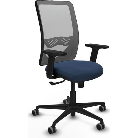 Chaise de bureau piqueras y crespo Zulema gris cuir synthétique (1/2)