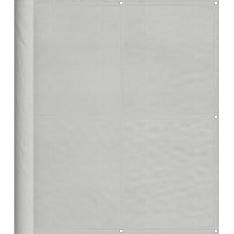 Écran de balcon gris clair 120x300 cm 100% polyester oxford