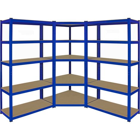 Monster Racking T-Rax Corner Shelving Unit & 2 x 90cm Garage (1/5)