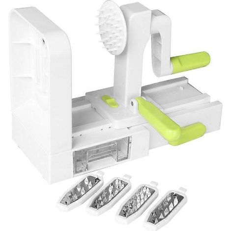 Cortador en espiral de verduras: Cortador en espiral, máquina para hacer espaguetis de verduras para comidas bajas en carbohidratos / paleo / sin gluten / veganas