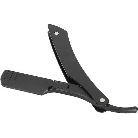 Tondeuse à barbe pliable en métal pour hommes - Tondeuse manuelle sûre à structure stable (1/5)