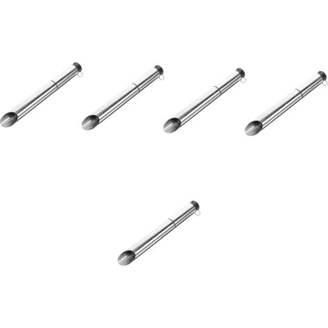 5 Pièces Outil de Pelle Outillage de Jardin Outils de Jardin Outils Jardinage Vert Peinture pour pelouse Usine jardinière perforatrice planteur de bulbes de Jardin Acier Inoxydable (1/5)