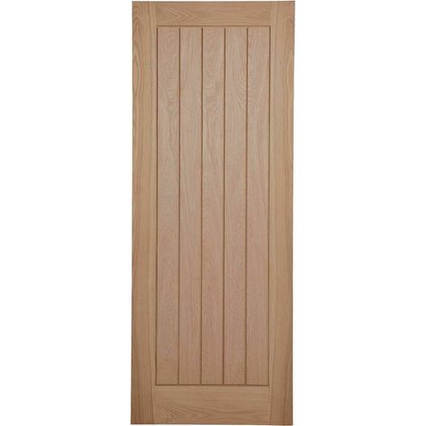 Cottage Oak Panel Door 2040 x 726mm (1/3)