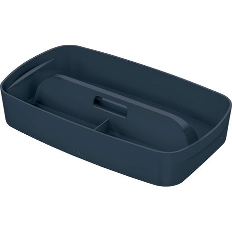 Leitz Cosy Scatole, Grigio Velluto, Vassoio Organizer S con Maniglie (1/5)