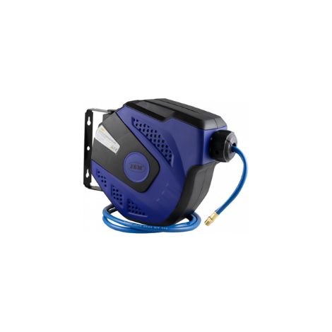 Manguera Aire Comprimido JBM Carrete 11 Mt Azul Autoenrrollable (1/4)