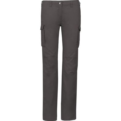Pantalon léger multipoches FEMME KARIBAN Gris 42
