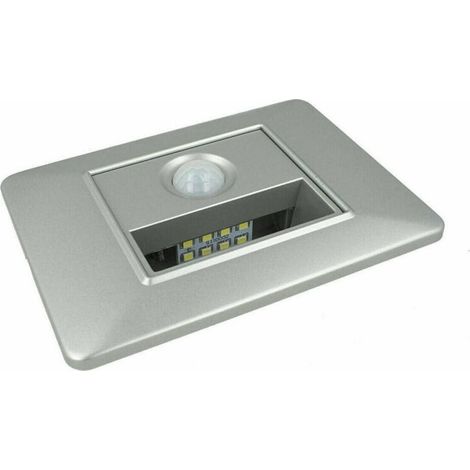 Faretto Segnapasso A Led Per Scatola 503 Con Sensore Movimento Luce Fredda 6500k Silber (1/3)