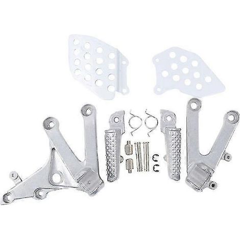 Motorrad-Fußrastenhalterung vorne für Honda CBR600RR (2007–2023) – Silber (1/5)