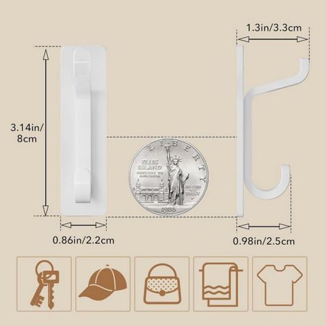 2 Crochet Ventouse Mural Puissante 5KG, Crochet Vacuum Salle de Bain Porte Serviette Peignoir Couronne Manteau Torchon à Ventouse (1/4)